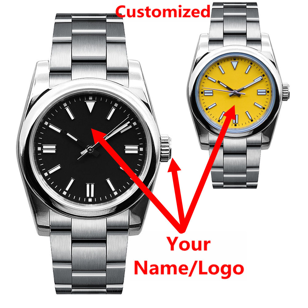 Luxury Watch Collection - Custom Logo Mens Watch Sapphire Luxury
