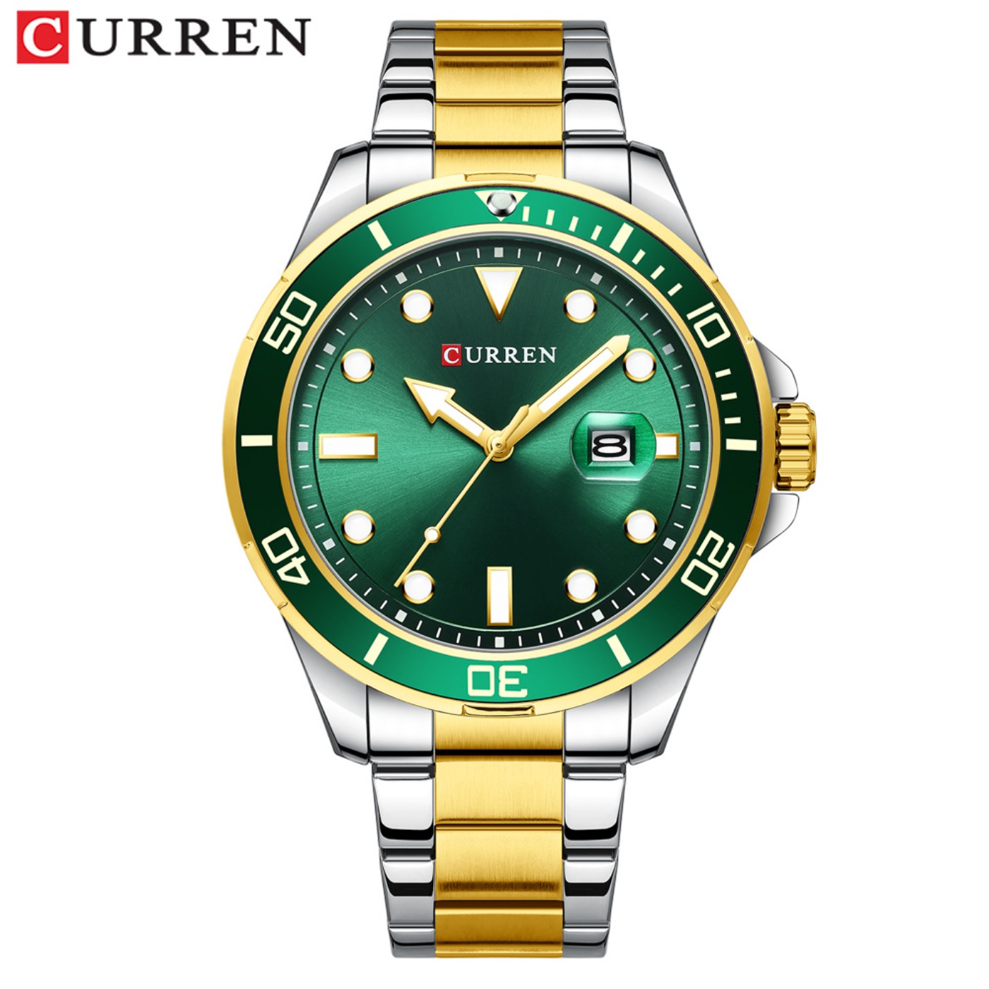 CURREN New Green Water Ghost S - огляд і ціна Luxury Watch For Men
