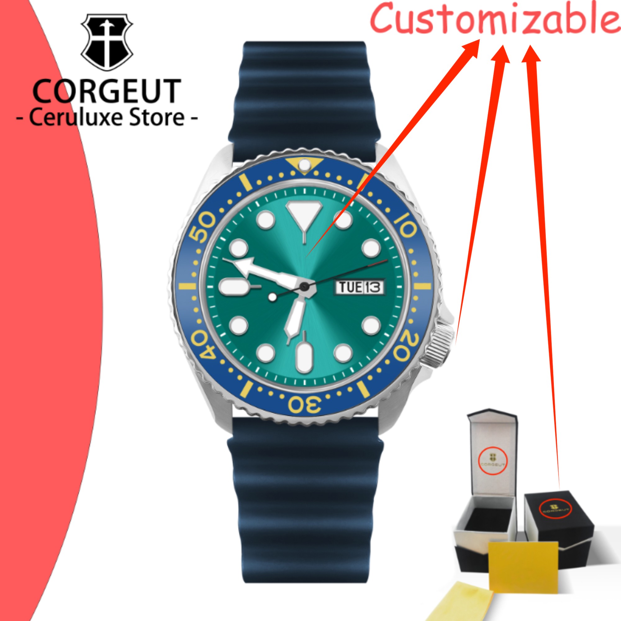 CUSTOM Logo Vintage Diver Watc - огляд і ціна Luxury Watch Vintage