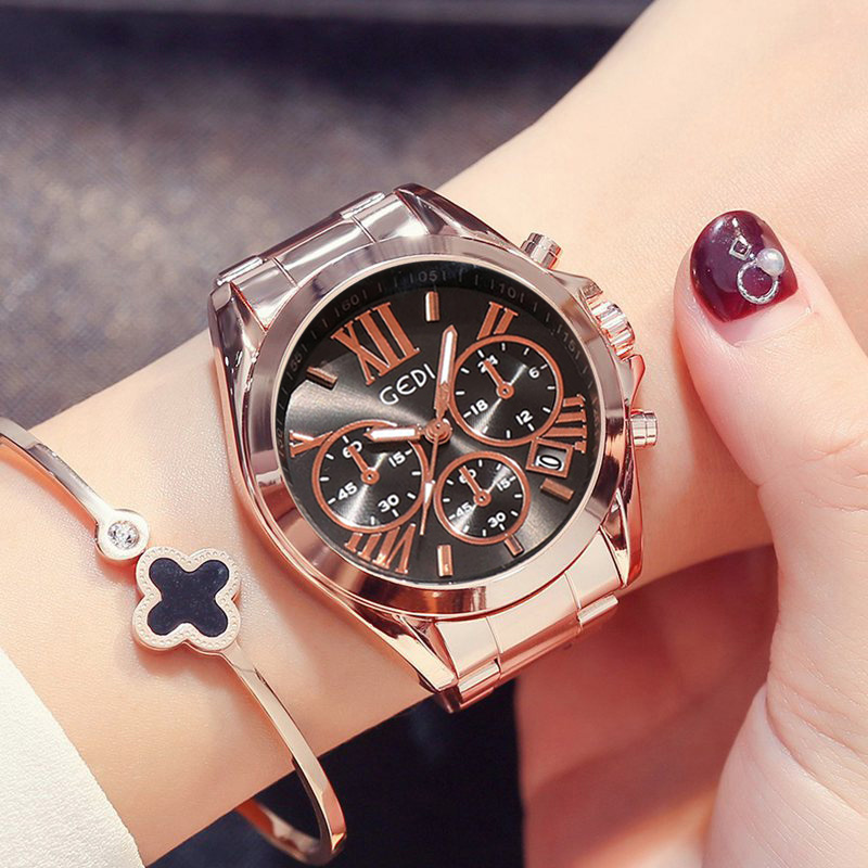 Luxury Rose Gold Women Casual  - огляд і ціна Luxury Watch Unique