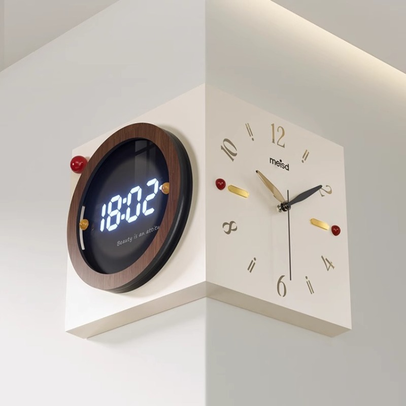 Corner Wall Clock Double Sided - огляд і ціна Luxury Watch Wall Clock