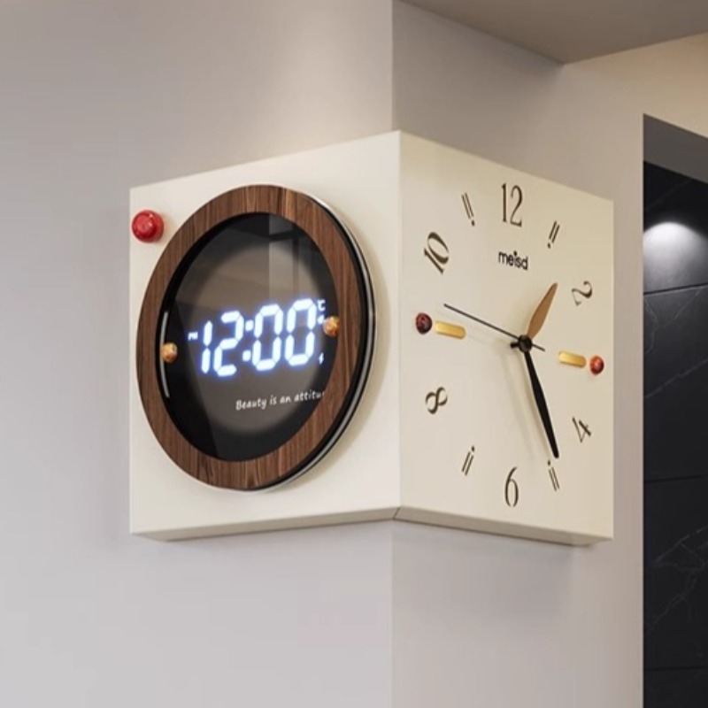 Corner Wall Clock Double Sided - огляд і ціна Luxury Watch Wall Clock