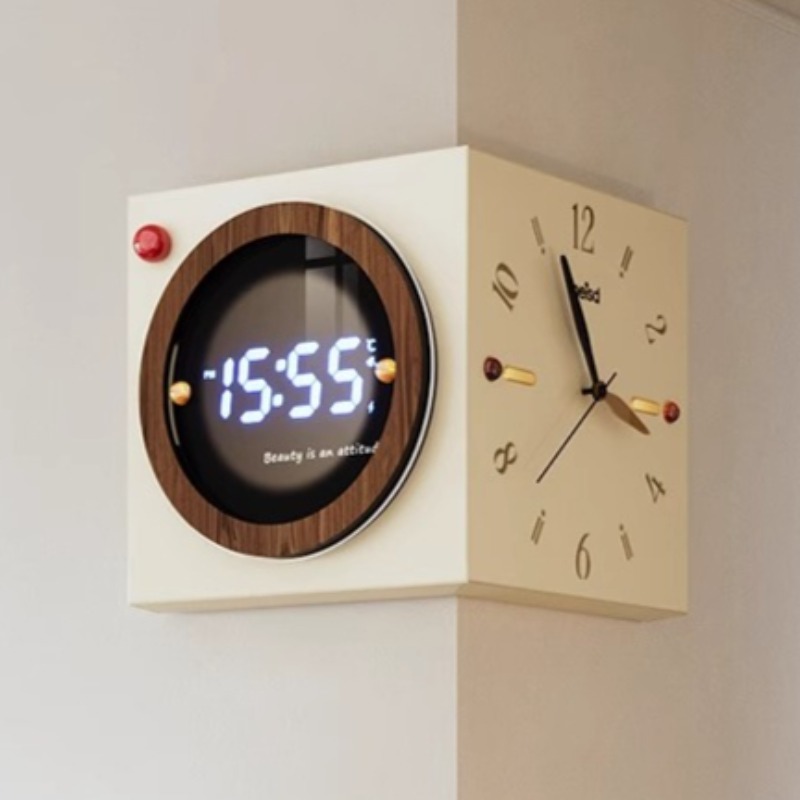 Corner Wall Clock Double Sided - огляд і ціна Luxury Watch Wall Clock