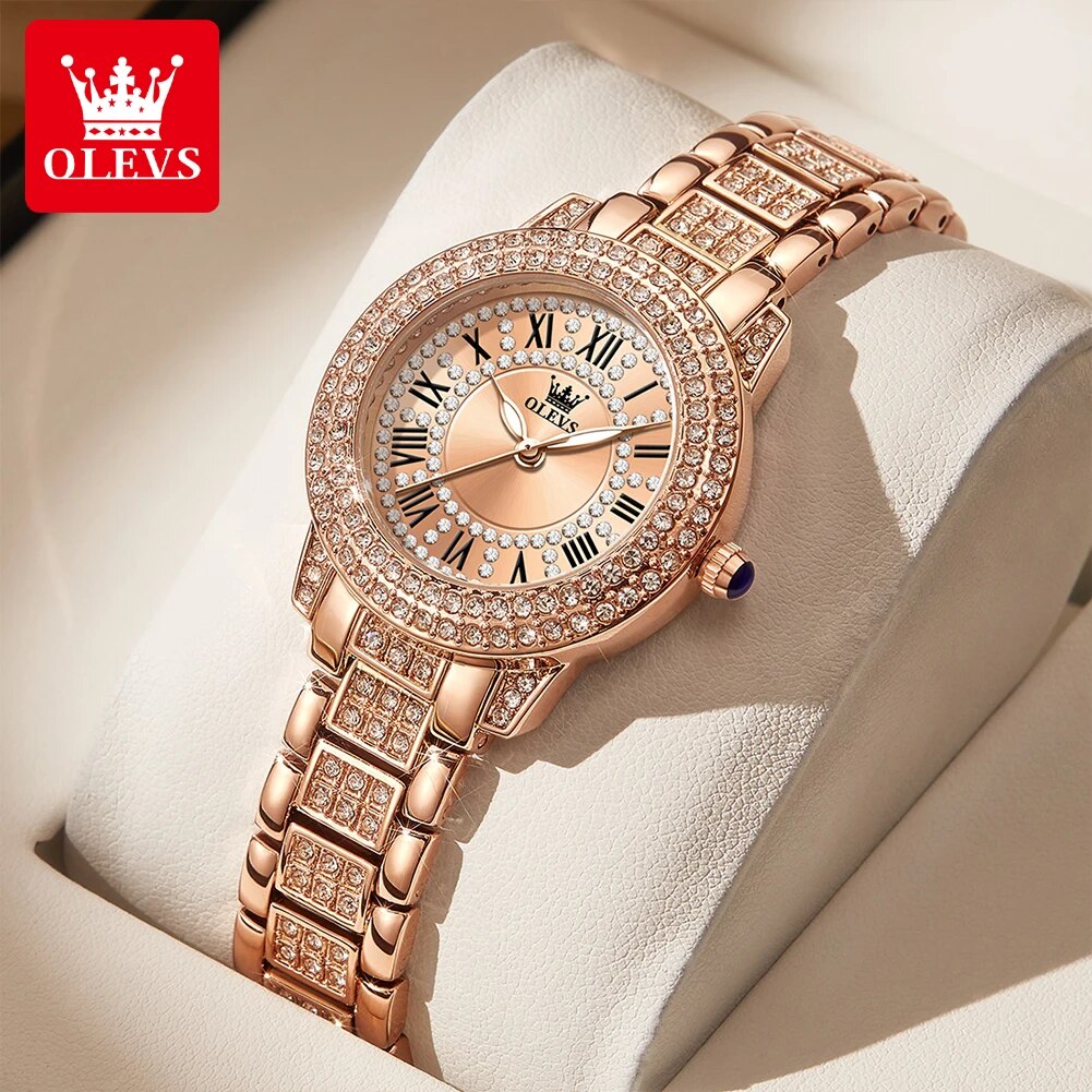 OLEVS 9943 Luxury All Diamond  - огляд і ціна Luxury Watch Cheap