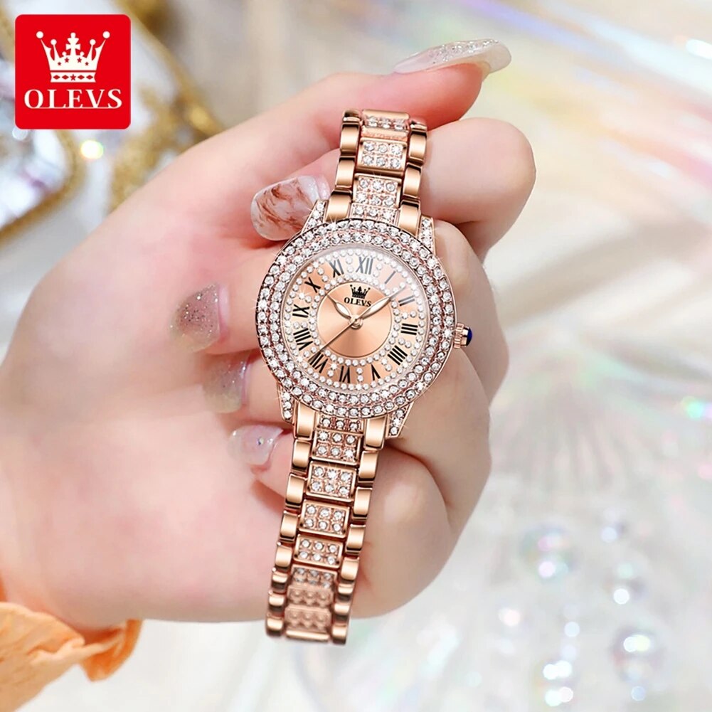OLEVS 9943 Luxury All Diamond  - огляд і ціна Luxury Watch Cheap