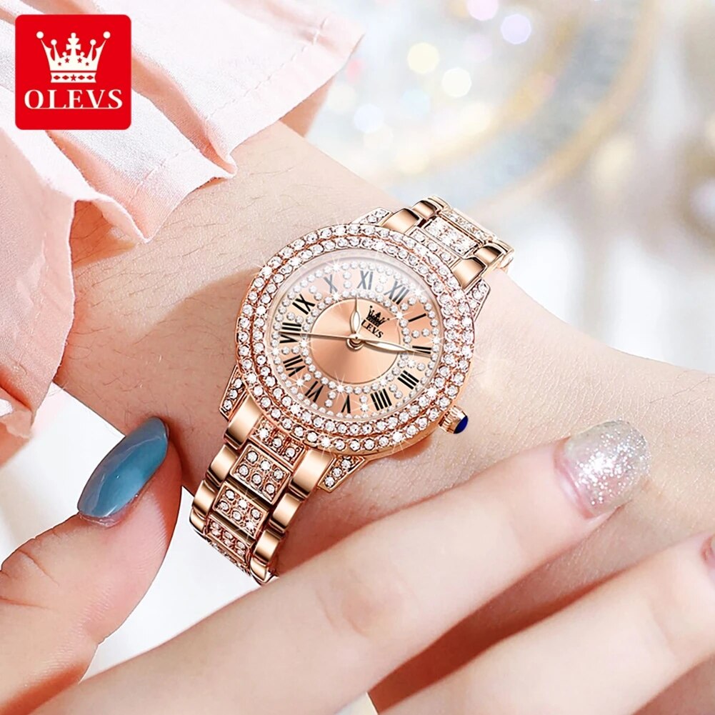 OLEVS 9943 Luxury All Diamond  - огляд і ціна Luxury Watch Cheap