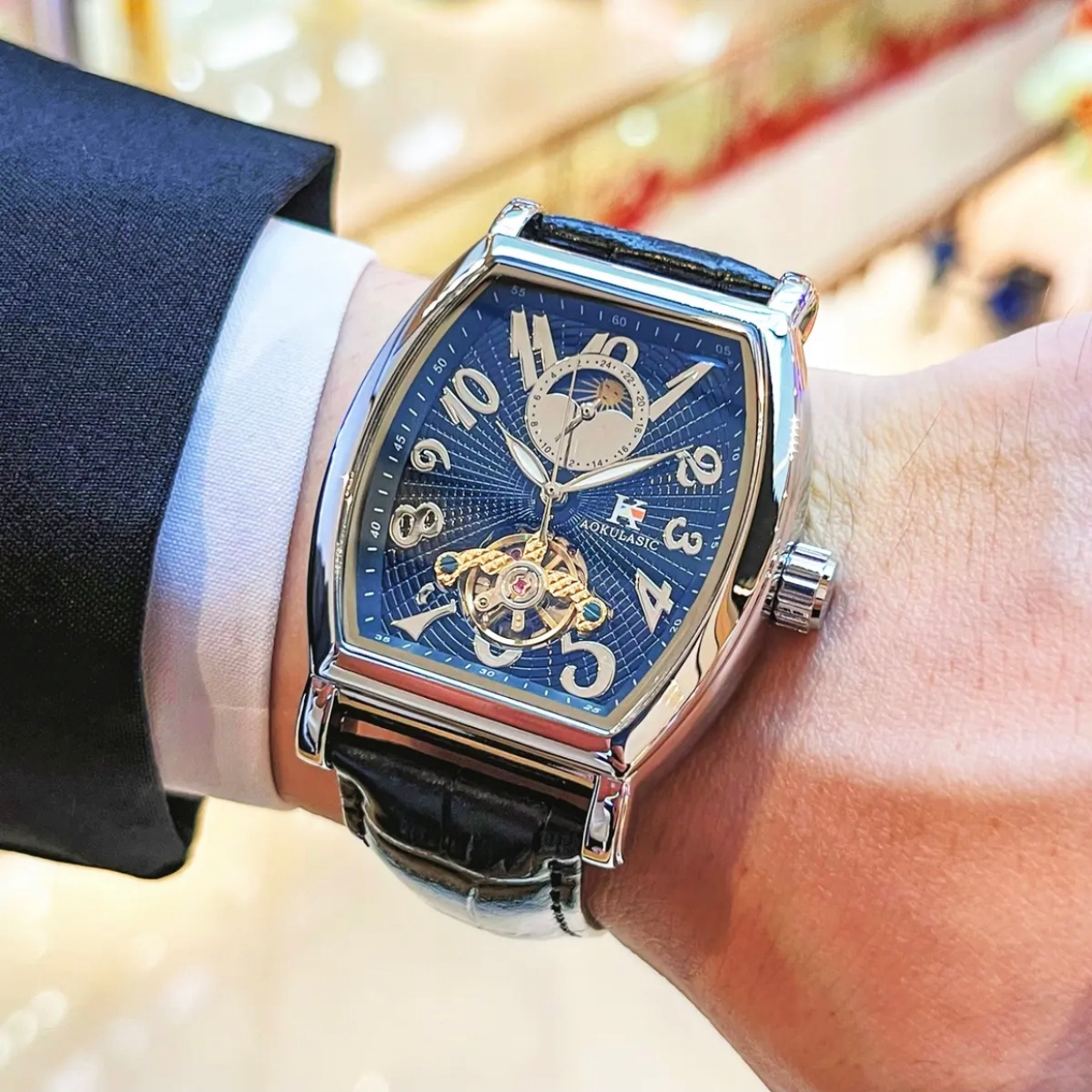 Luxury Business Barrel-Shaped  - огляд і ціна Luxury Watch Korea