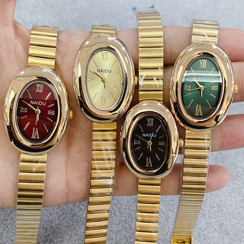 Luxury Brand Gold Oval Women Q - огляд і ціна Luxury Watch For Sale