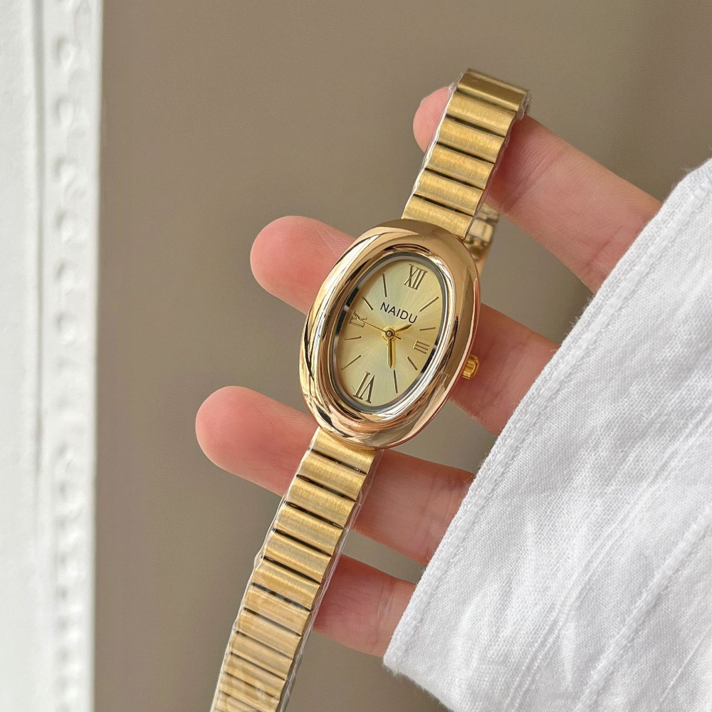 Luxury Brand Gold Oval Women Q - огляд і ціна Luxury Watch For Sale