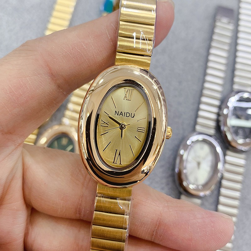 Luxury Brand Gold Oval Women Q - огляд і ціна Luxury Watch For Sale
