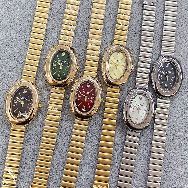 Luxury Brand Gold Oval Women Q - огляд і ціна Luxury Watch For Sale