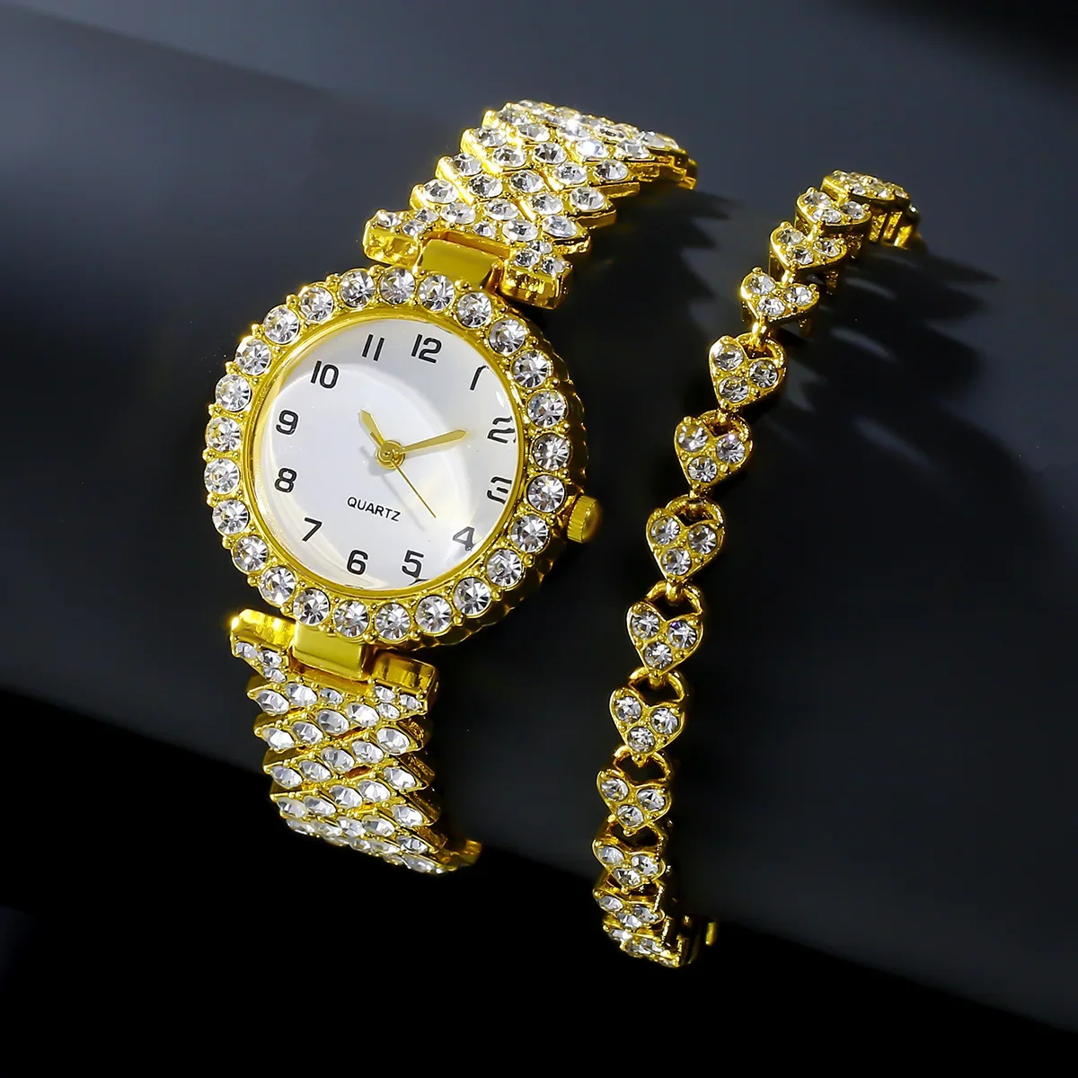 1pcs/2pcs Luxury Fashion Women - огляд і ціна Luxury Watch For Sale