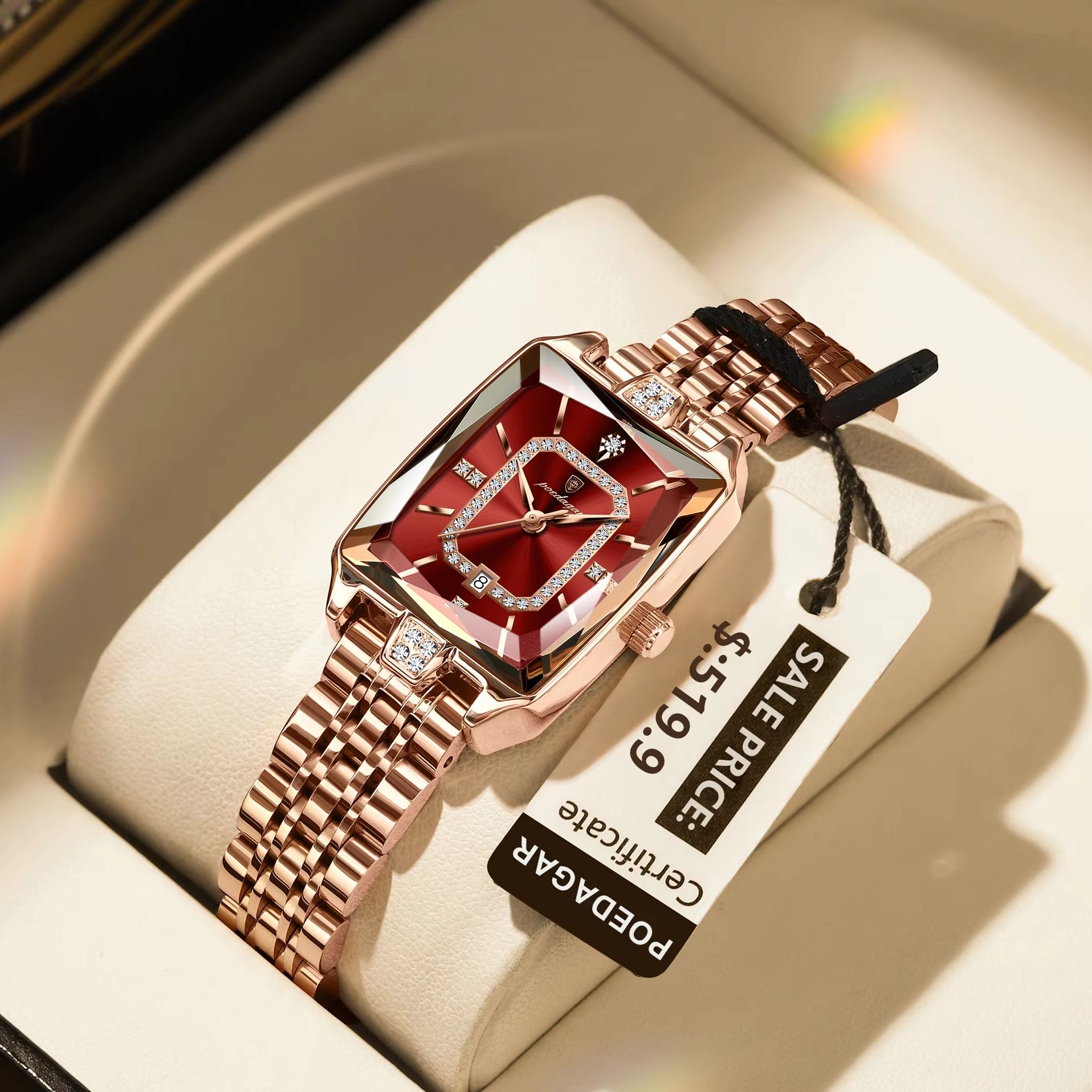 POEDAGAR Fashion Elegant Women - огляд і ціна Luxury Watch For Sale