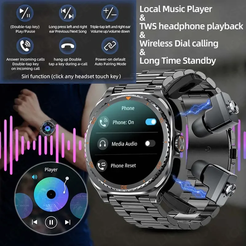New 2026 TWS 2-in-1 Wireless H - огляд і ціна Luxury Watch Korea