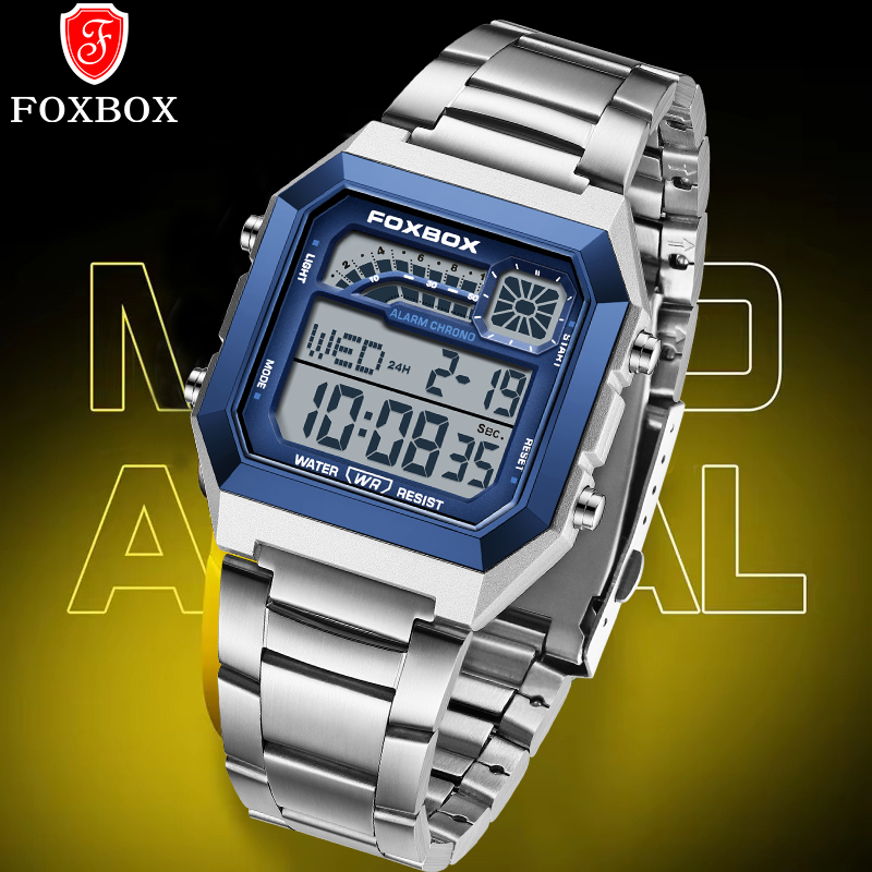 FOXBOX Fashion Luxury Digital  - огляд і ціна Luxury Watch For Men