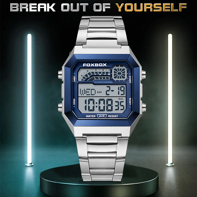 FOXBOX Fashion Luxury Digital  - огляд і ціна Luxury Watch For Men