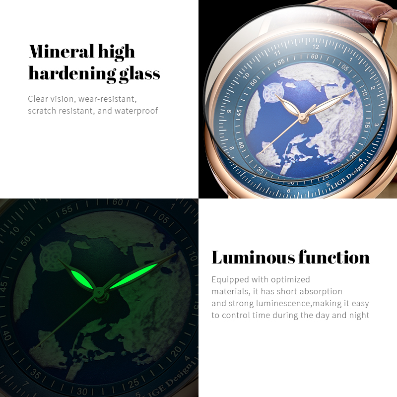 LIGE 2026 New Top Brand Luxury - огляд і ціна Luxury Watch Unique